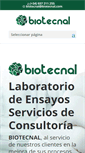 Mobile Screenshot of biotecnal.com