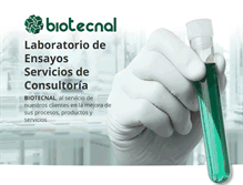 Tablet Screenshot of biotecnal.com